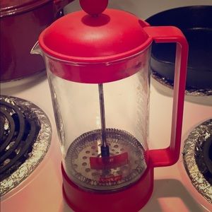Red Bodum French Press